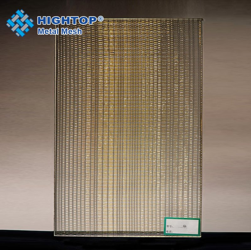 Architectural Decorative Mesh Mesh Laminated Glass for Subway Stations