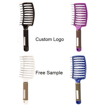 Вентилируемая расческа с логотипом для густых кудрявых волос