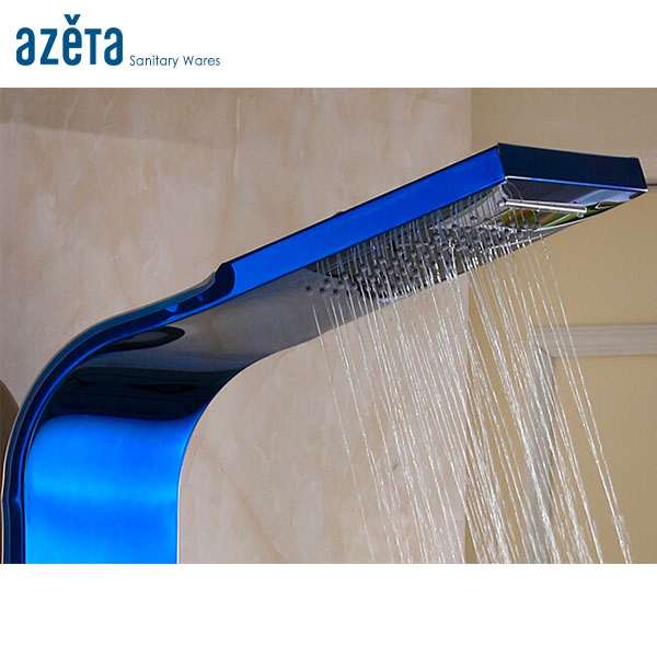 China Supplier 5 Function 304 Stainless Steel Column Set Rainfall Shower Panel