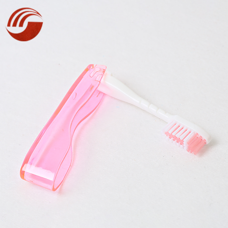 Latest Design Unique Transparent Foldable Soft Bristle Toothbrush