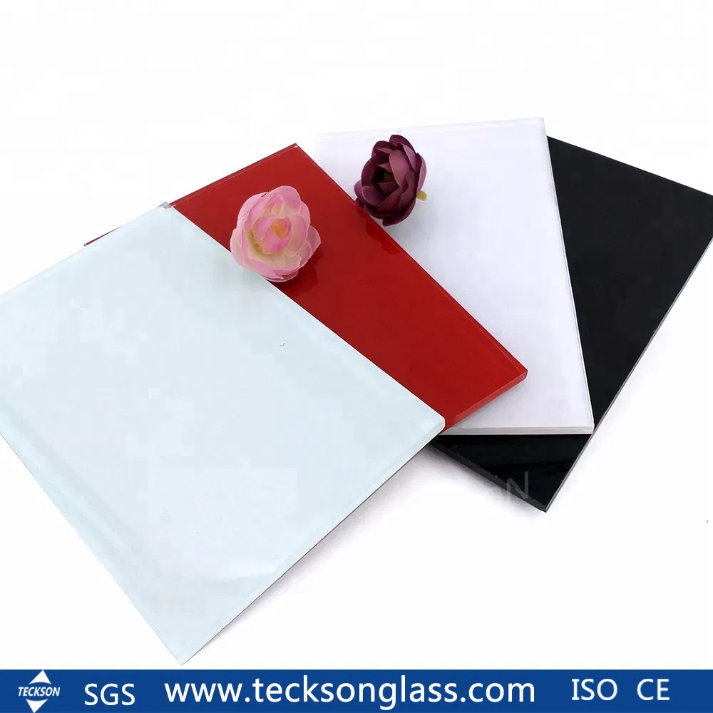 3-12mm White Back Painted Lacqured Glass for Building