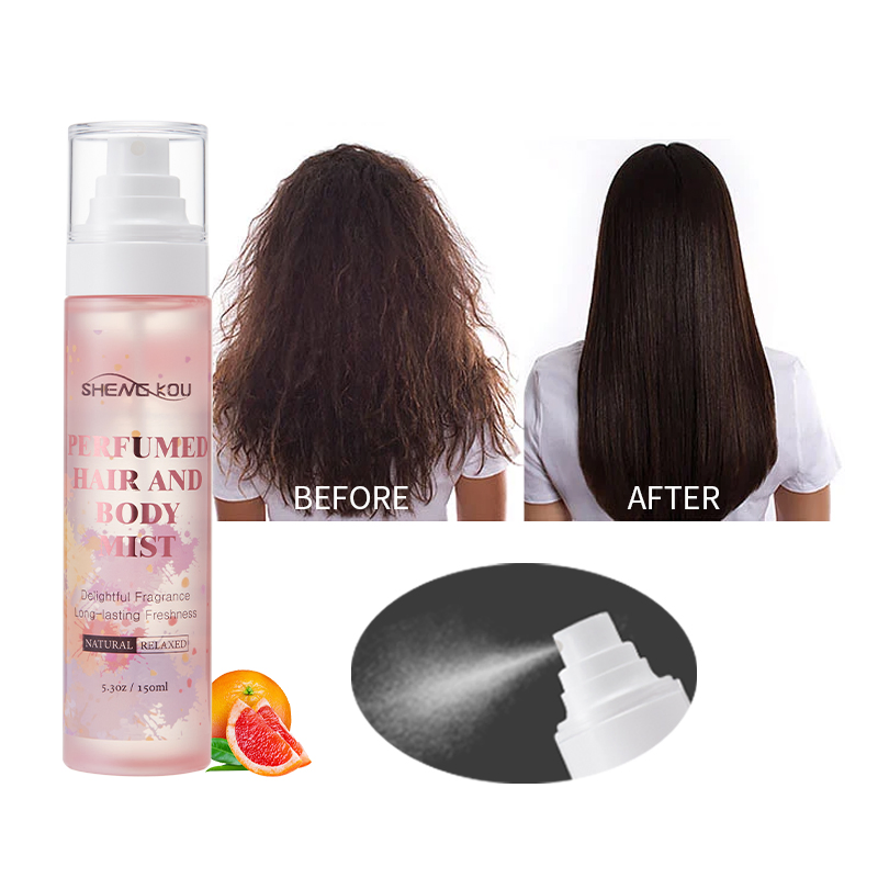 Customized Natural Relaxed Fruit Scent Private Label Hair Mist Perfume Spray