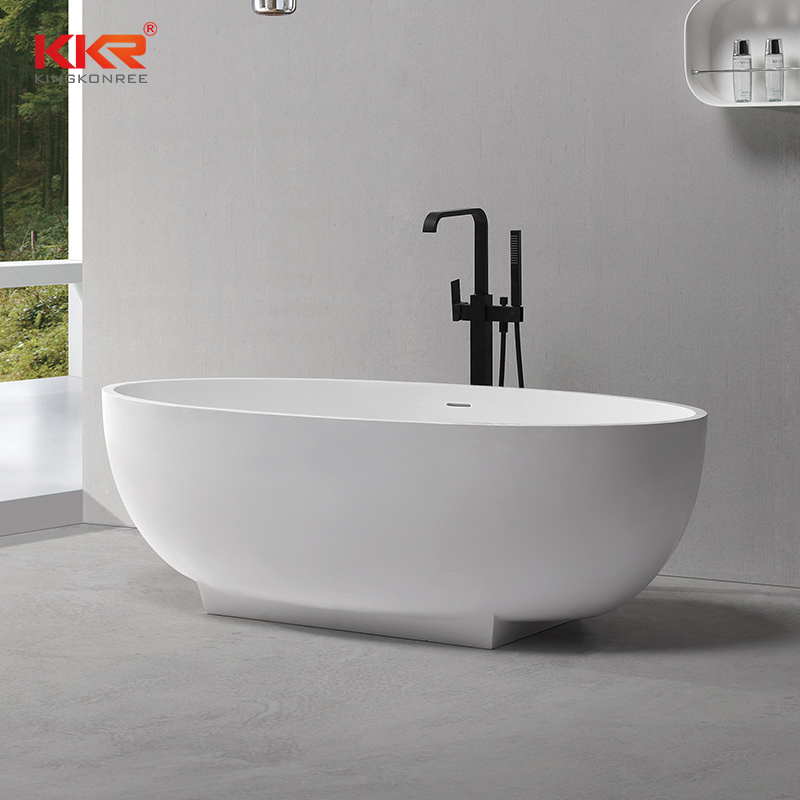 Factory 60" Shower Acrylic Stone White Bathtub