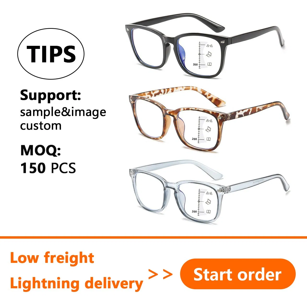 New Eyeglasses PC Multi-Focal Work Both Near and Far Automatic Zoom Photochromism Men Women Anti Blue Light Reading Glasses