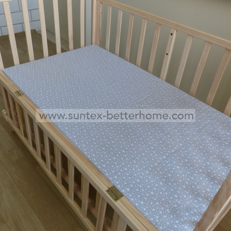 100% Cotton Flannel Fitted Crib Sheet Waterproof Baby Sheets