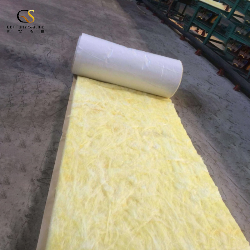 Heat Insulation Fiber Glass Wool Blanket for Soundproof Roof Insulation