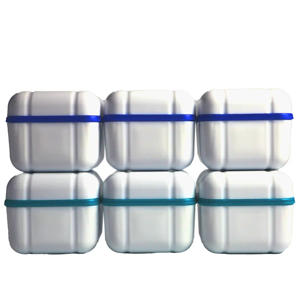 Colorful PP Denture Storage Box for Personal Hygiene