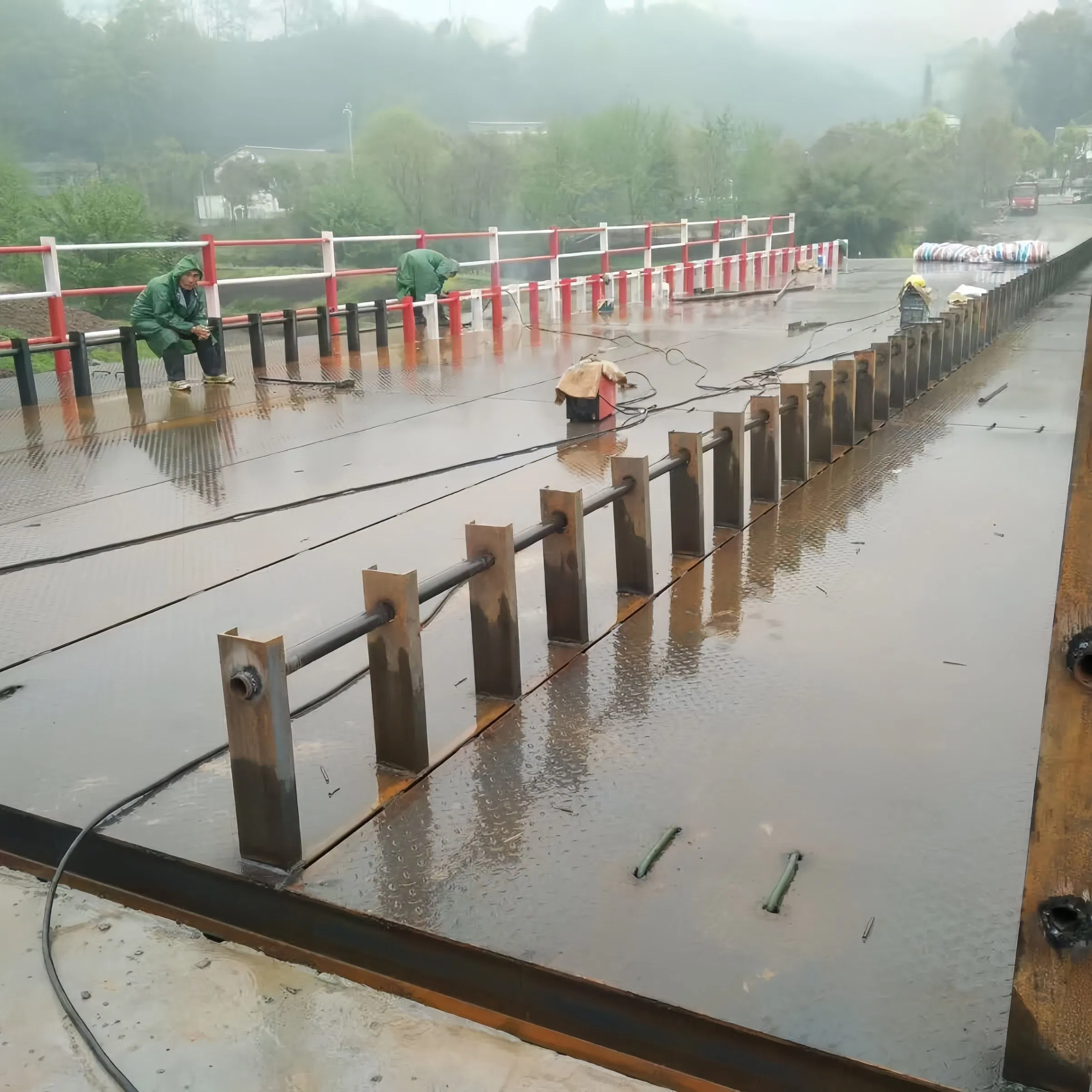 Innovative Galvanized Steel Structure Double Truss Pedestrian Prefabricated Bailey Bridge for Foot Traffic Military/Emergency