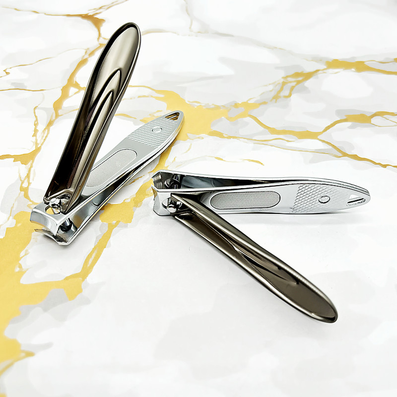 Hj 601t-2 Foshan Factory Carbon Steel Large Toe Manicure Tool Flat Edge Sharp Carbon Steel Nail Clippers Household