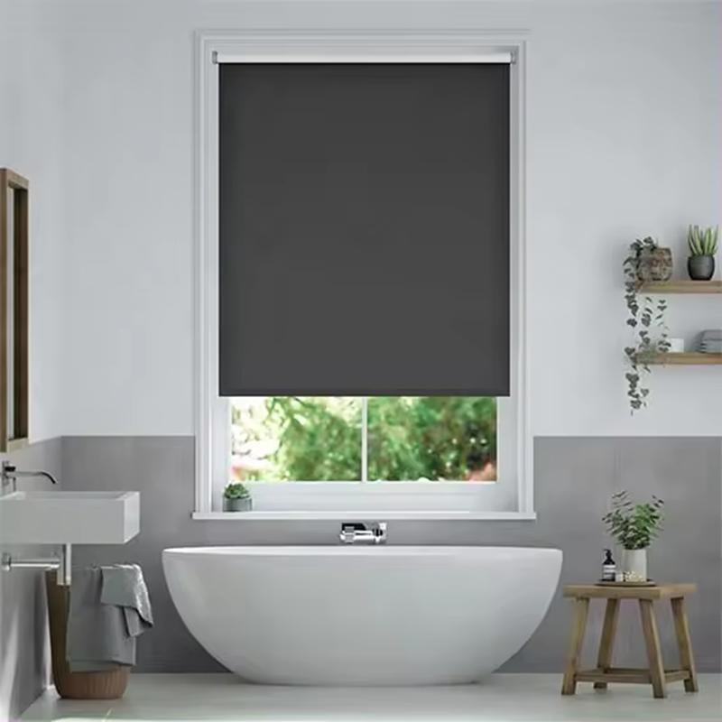 Roller Smart Blinds Window Linen Blackout Shades Remote Curtain