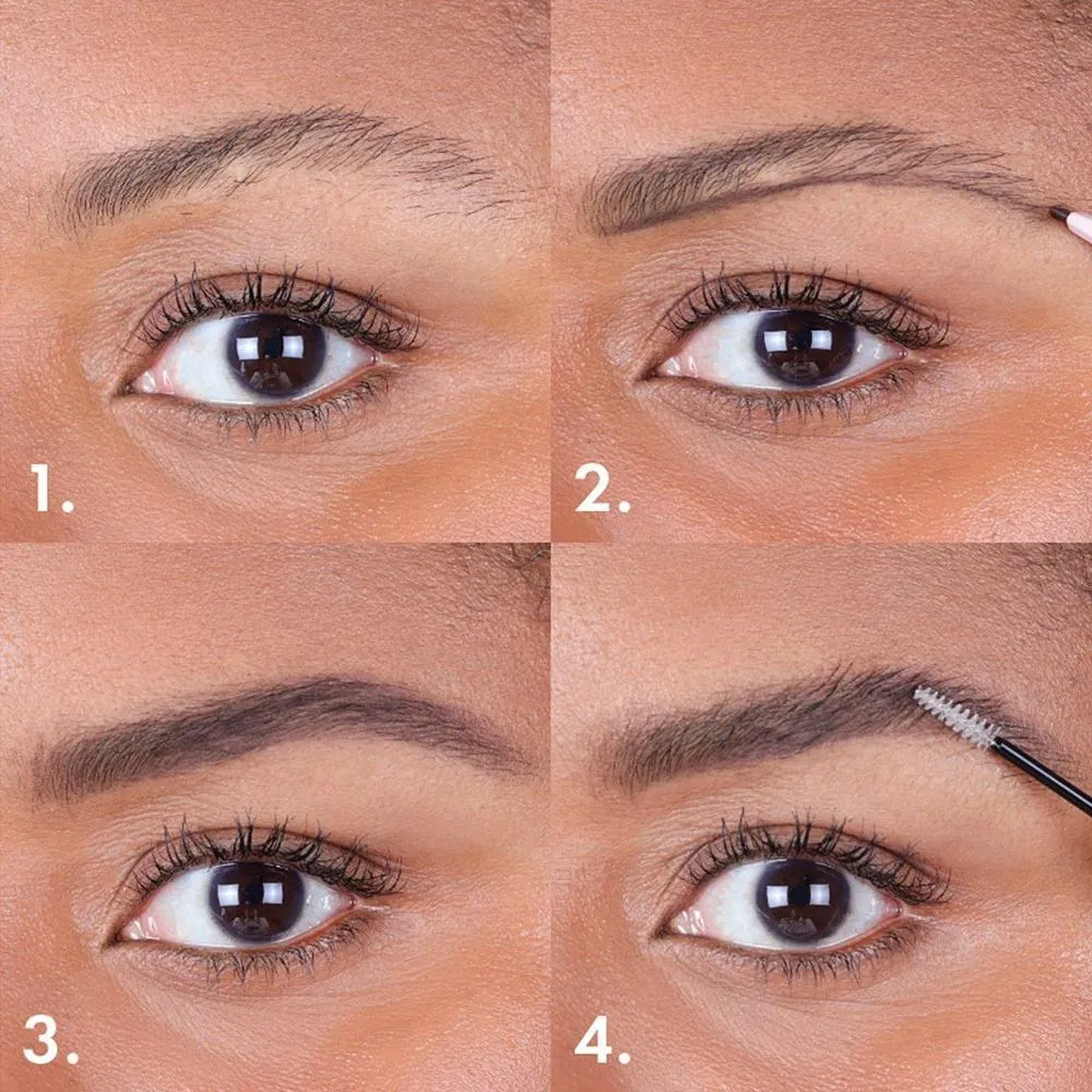New Dual Brow Pencil Gel Long Lasting Styling Set Eyebrow Pencil