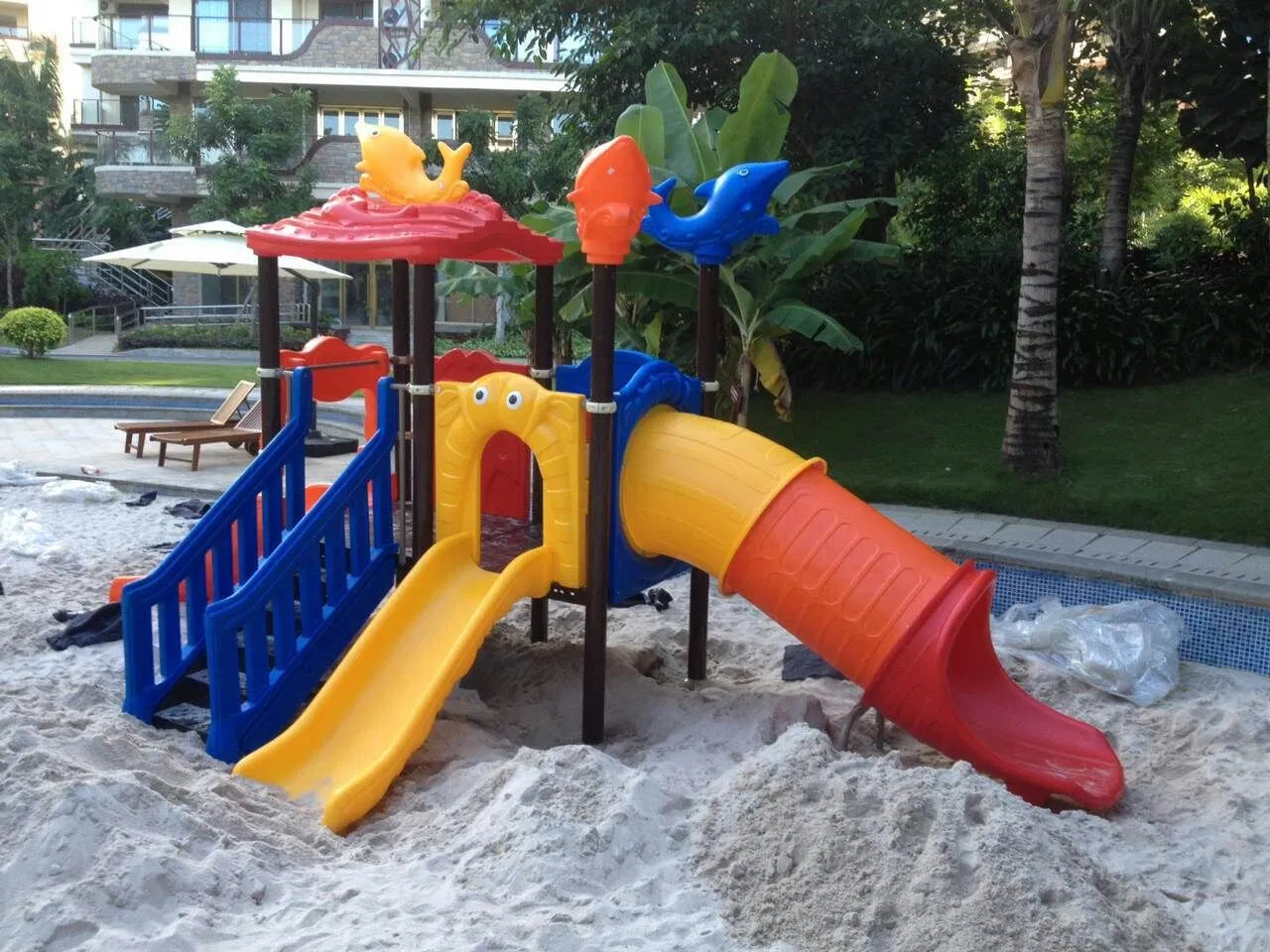 Interactive Multi-Age Kids Slide Playset by Huadong - Model HD18-006A