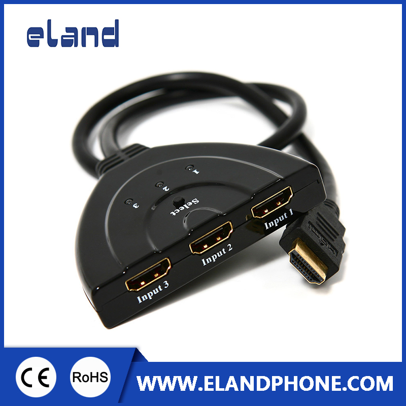 HDMI-коммутатор 3 в 1, переключатель сигнала