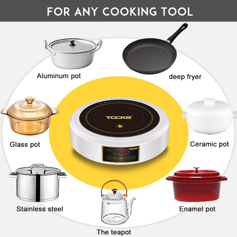 Microcrystalline panel premium induction stove infrared radiant cooktop kitchen cooking CC-011