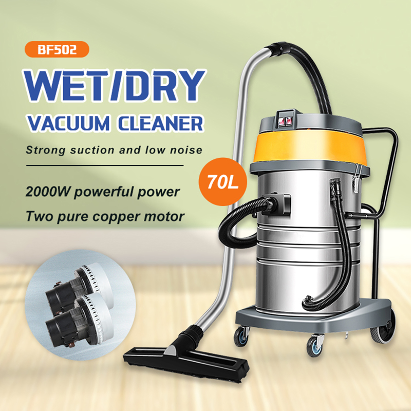 Excellent Quality Wet/Dry Vacuum Cleaner Machine for Garage with 70L Capacity