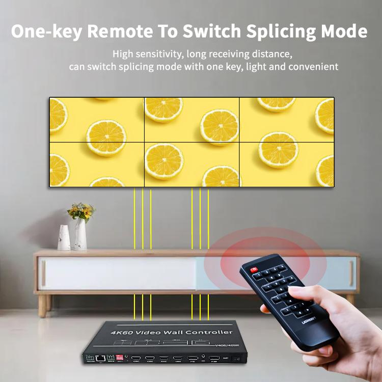 4K HDMI 3X2 2X3 2X2 Video Wall Controller Video Switcherbit-Vwc-406r