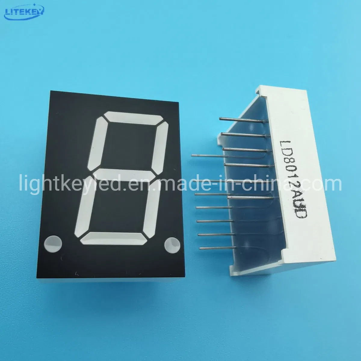 0.8 Inch Single Digit 7 Segment LED Display with RoHS From Expert Manufacturer