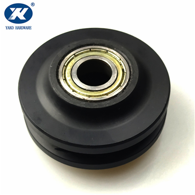 Black Rustic Sliding Door Hardware Barn Strap Style Stainless Steel Sliding Barn Door Hardware Kit