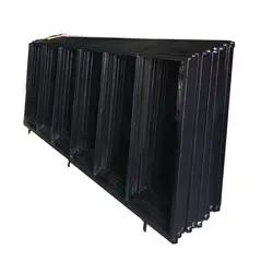 French Grill Powder Coated Black Steel Fixed Casement Windows for Sale