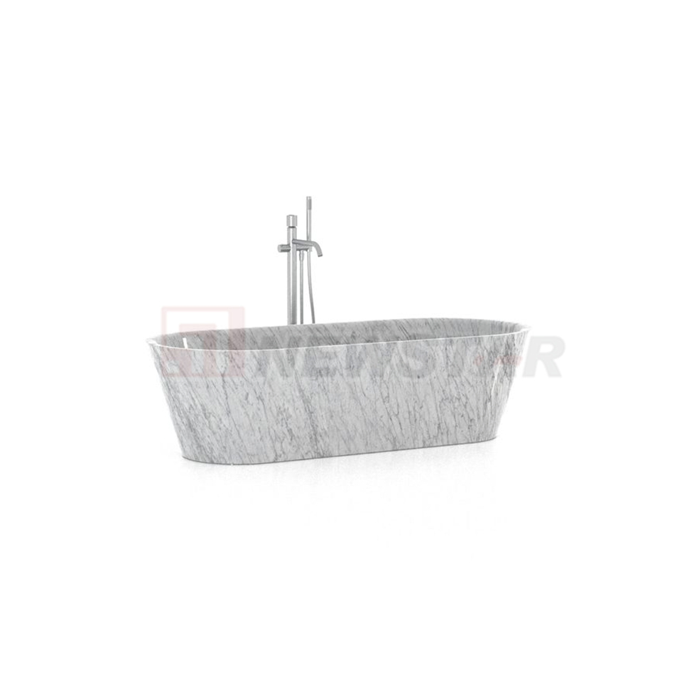 Мраморная ванна Carrara White для ванной комнаты