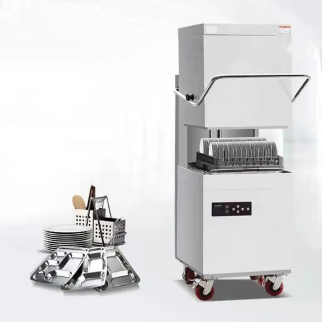 Customized Professional Automatic Electrical Commercial Hood Type Dishwasher for Restaurant