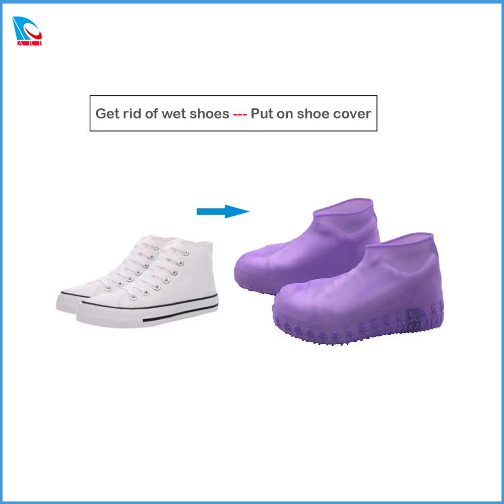 Good Elasticity Silicone Water Resistant Reusable Shoe Protector Cover