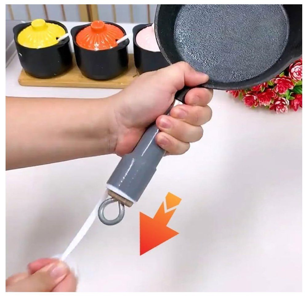 Anti-Spill Non-Slip Silicone Cold Shrink Tube Pot Handle Heat Insulation Silicon Cover