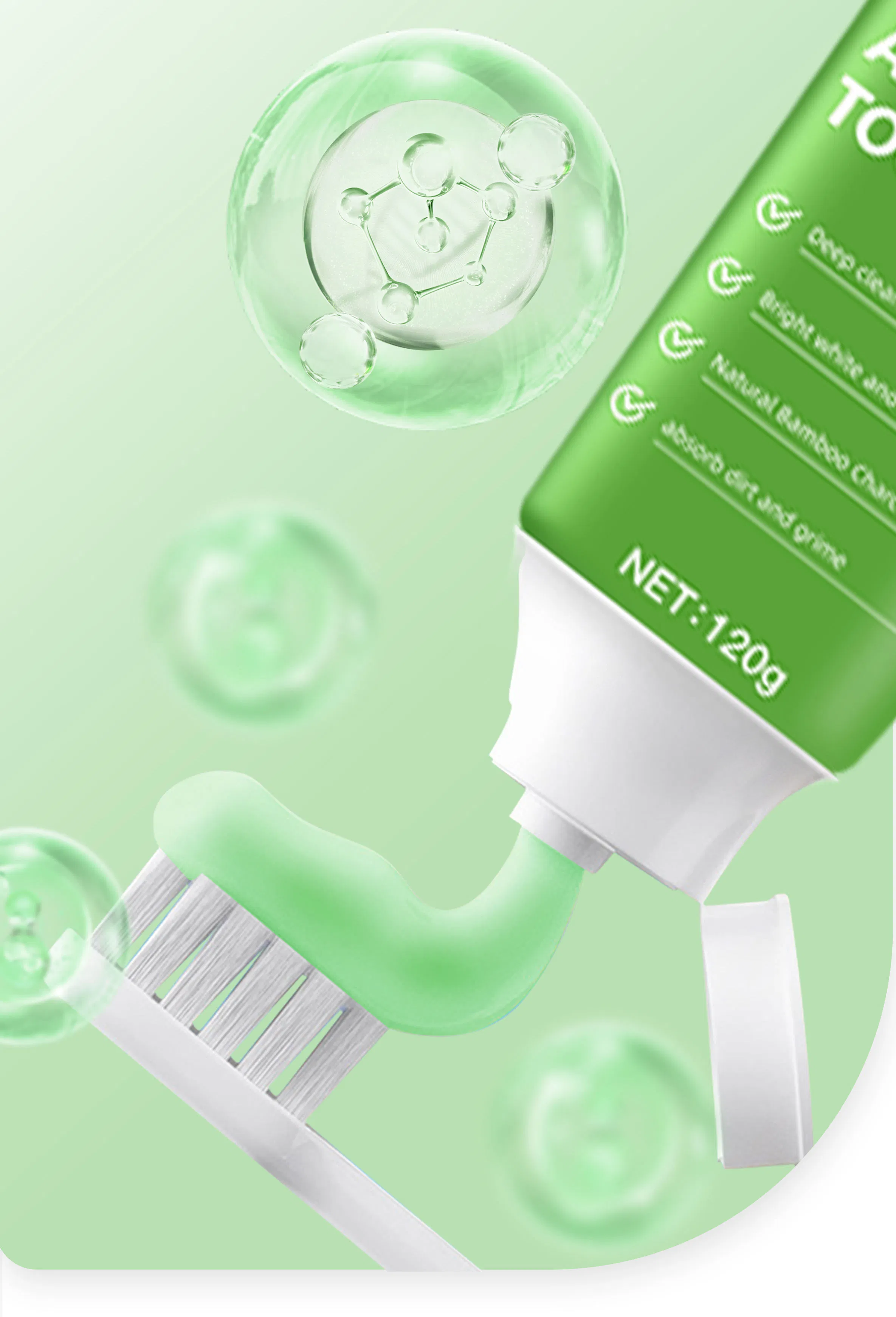 Milk Flavor Breath Refresh Toothpaste for Daily Freshness