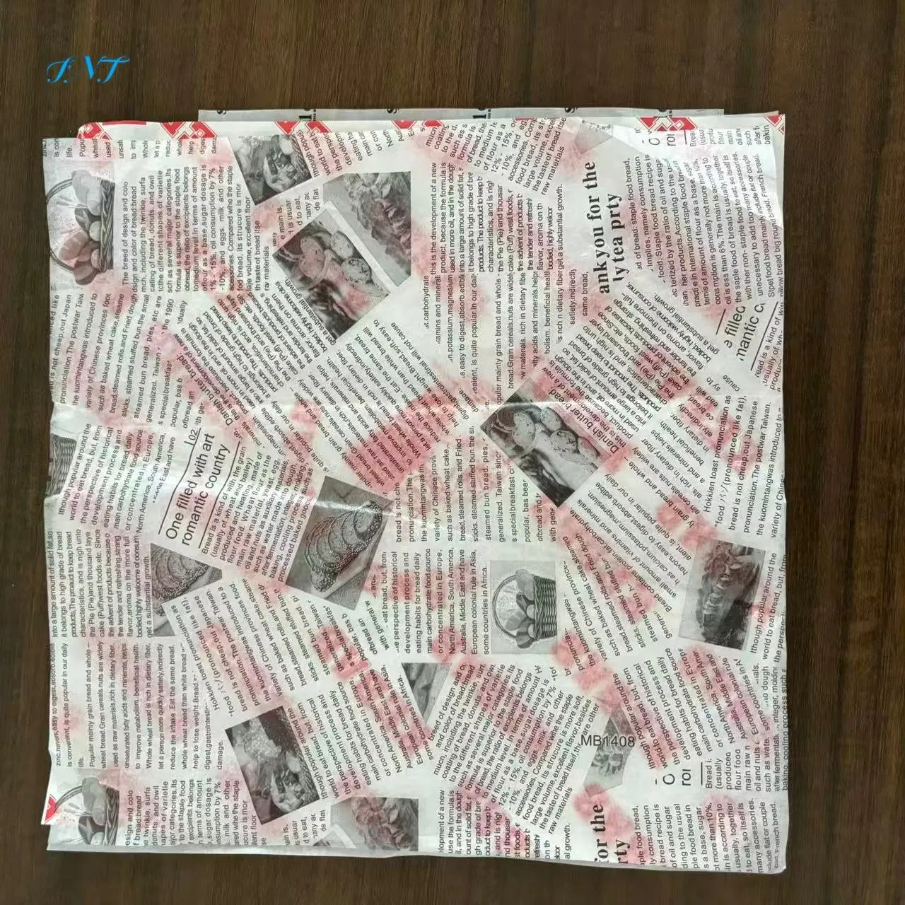 High-Quality Printed Placemat Paper for Promotion
