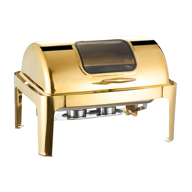 Hotel Available Oblong Stainless Steel Food Display Buffet Chafing Dish