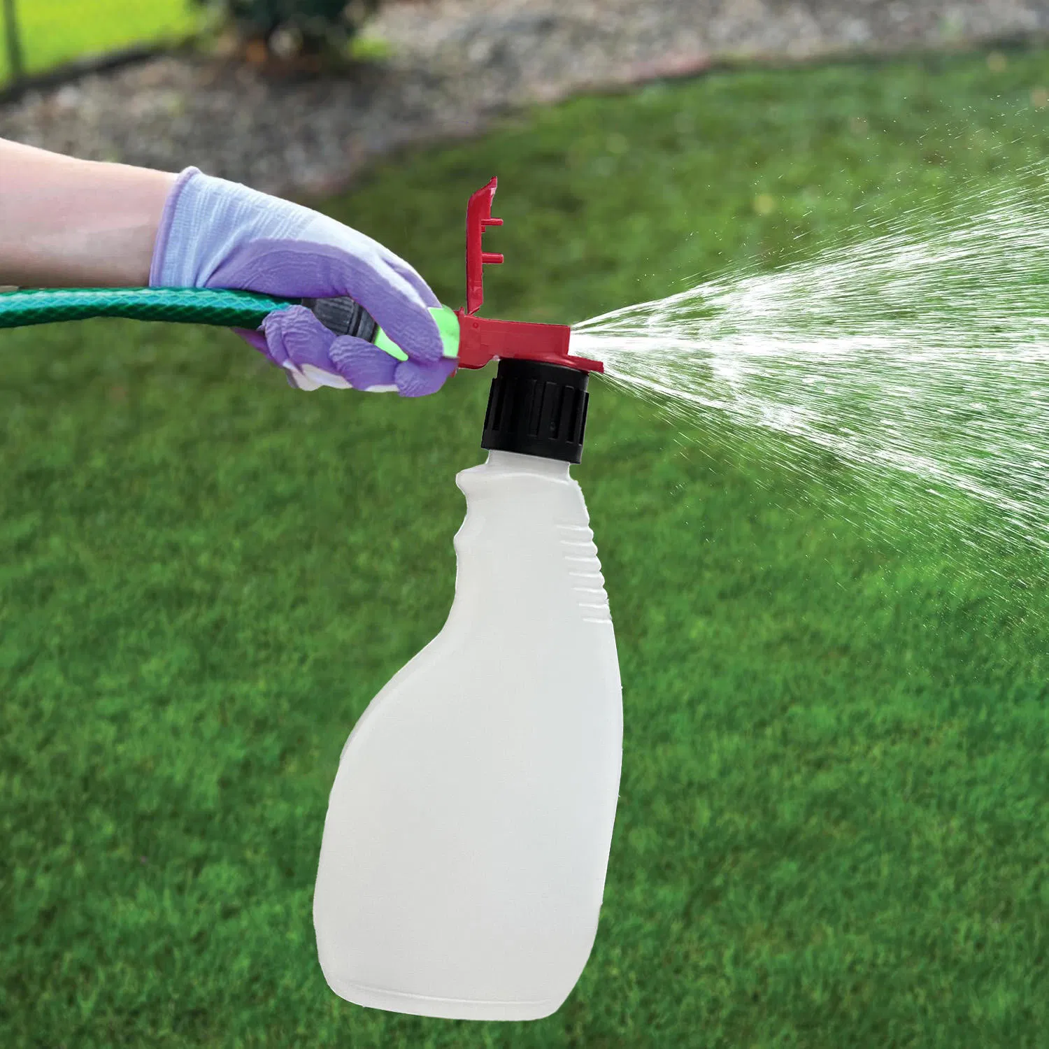 Multipurpose Hose-End Sprayer Nozzle, Auto Mix Sprayer for Lawn Liquid Fertilizer