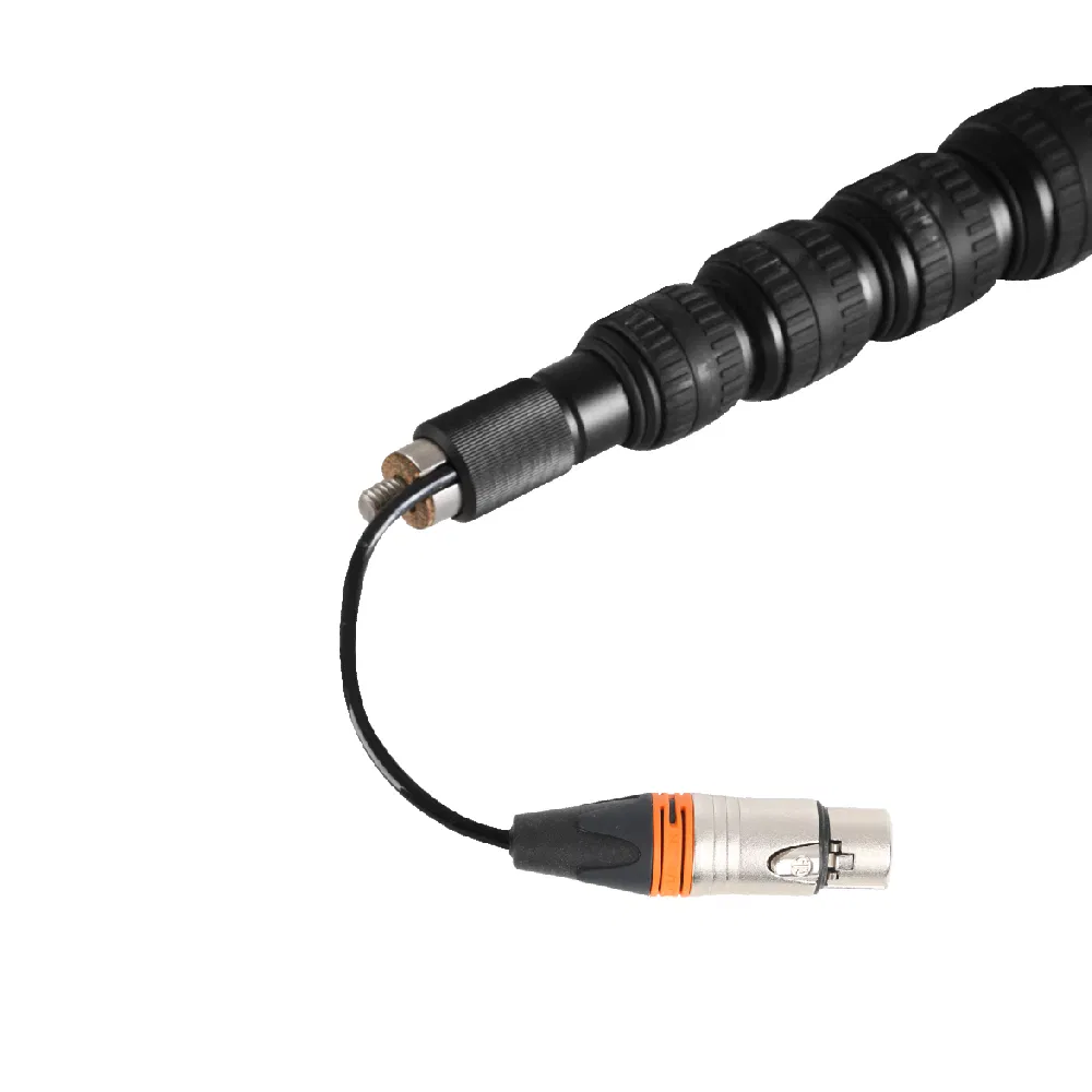 E-Image 260cm Carbon Fiber Telescoping Boompole with Internal Cable & XLR Base (BC09P)