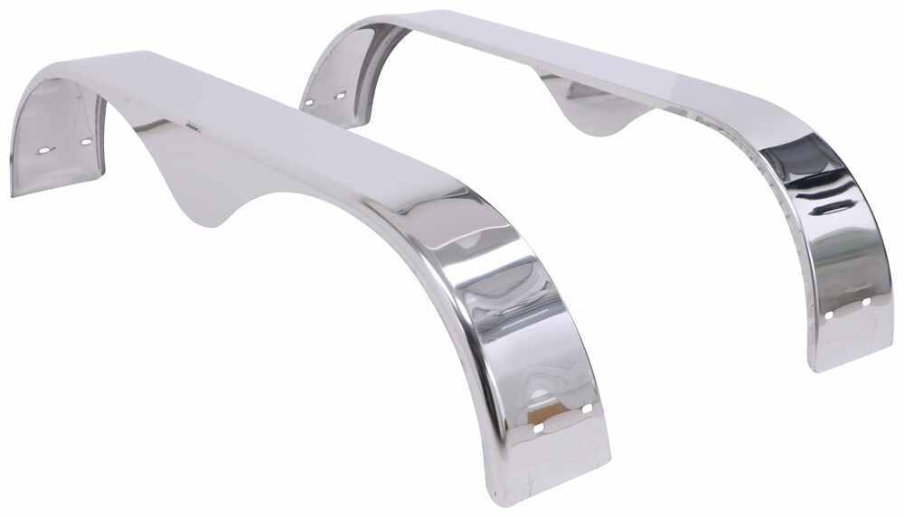 Крылья для лодочных прицепов из нержавеющей стали, тандем, каплевидные, на 14-дюймовые колеса