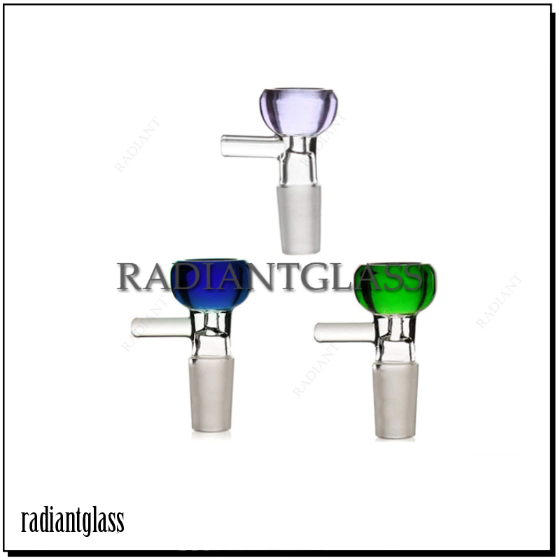 Hot Sale Colorful 14mm 18mm Male Joint Glass Bowl Glass Smoking Bowls
