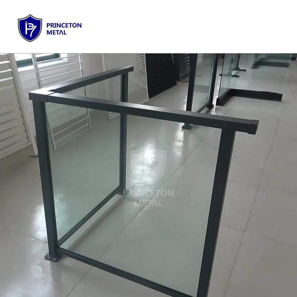 Wholesale Clear Views Post Aluminum Tempered Glass Railing Balustrade for Balcony
