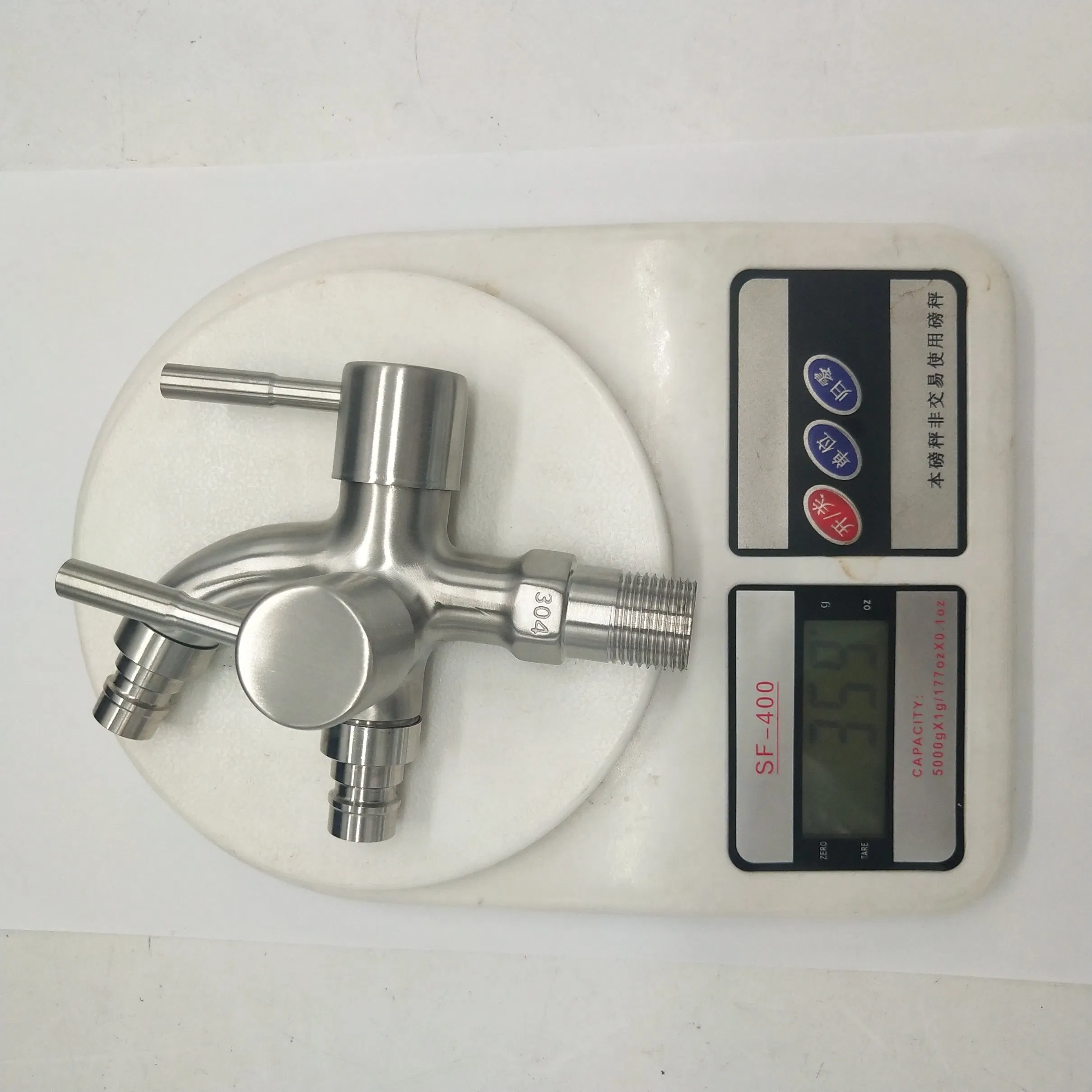 304 Stainless Steel 1/2" Washing Machine Faucet Bib Cock