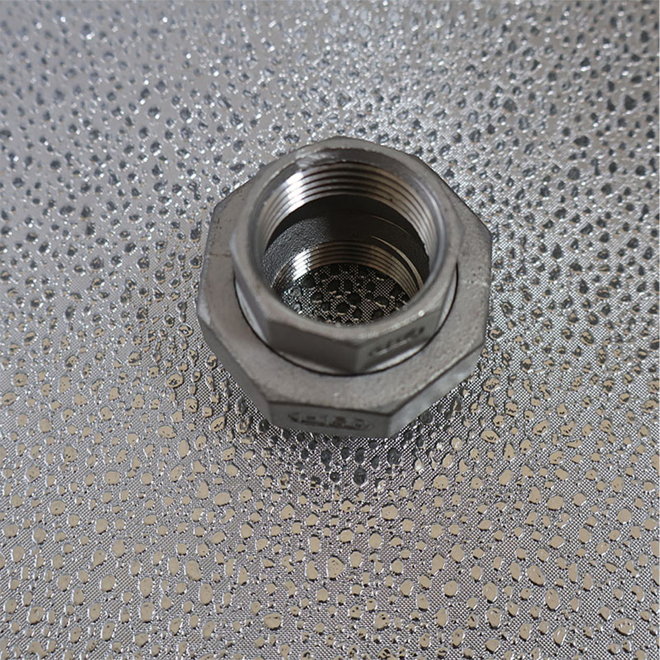 High Pressure 304 Stainless Steel Union for Industrial Pipe Fitting Applications