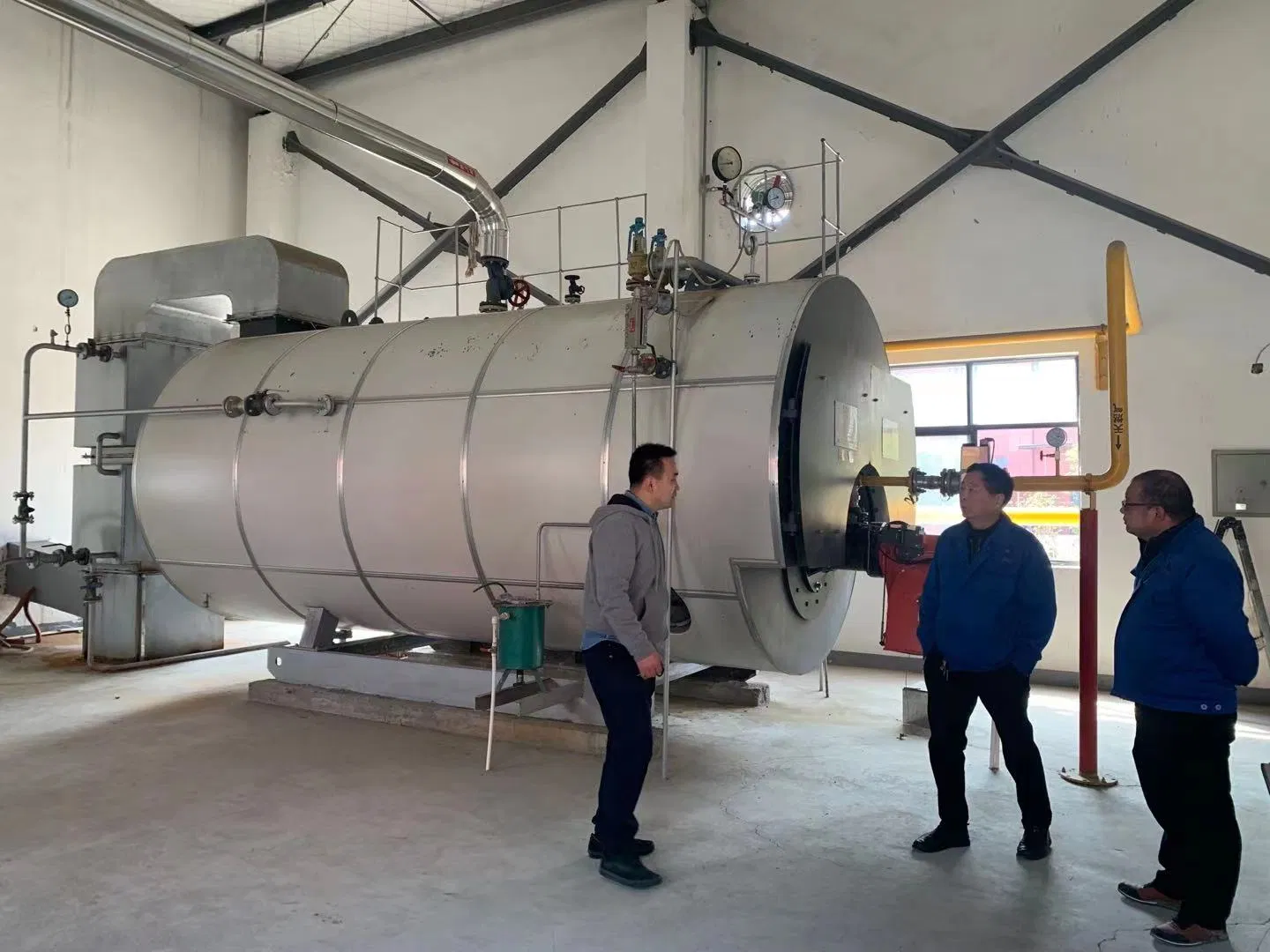 Горизонтальный газовый паровой котел WNS4-1.25-Y.Q