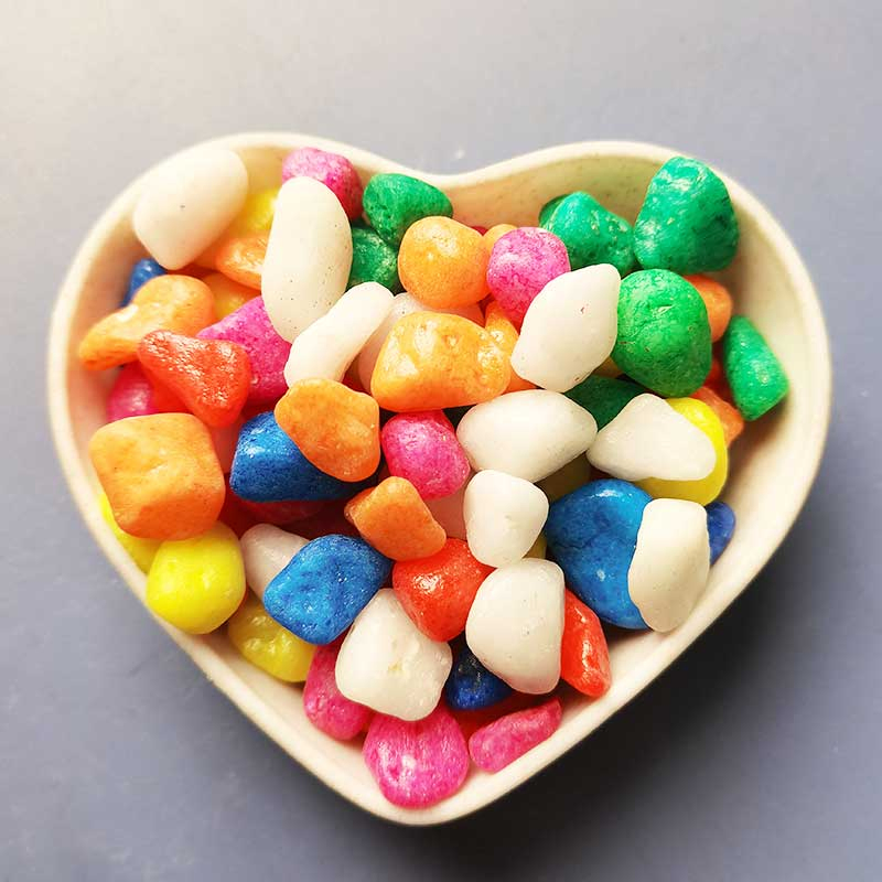Good Price Decoration Fish Tank Bottom Pebbles Colorful Stone