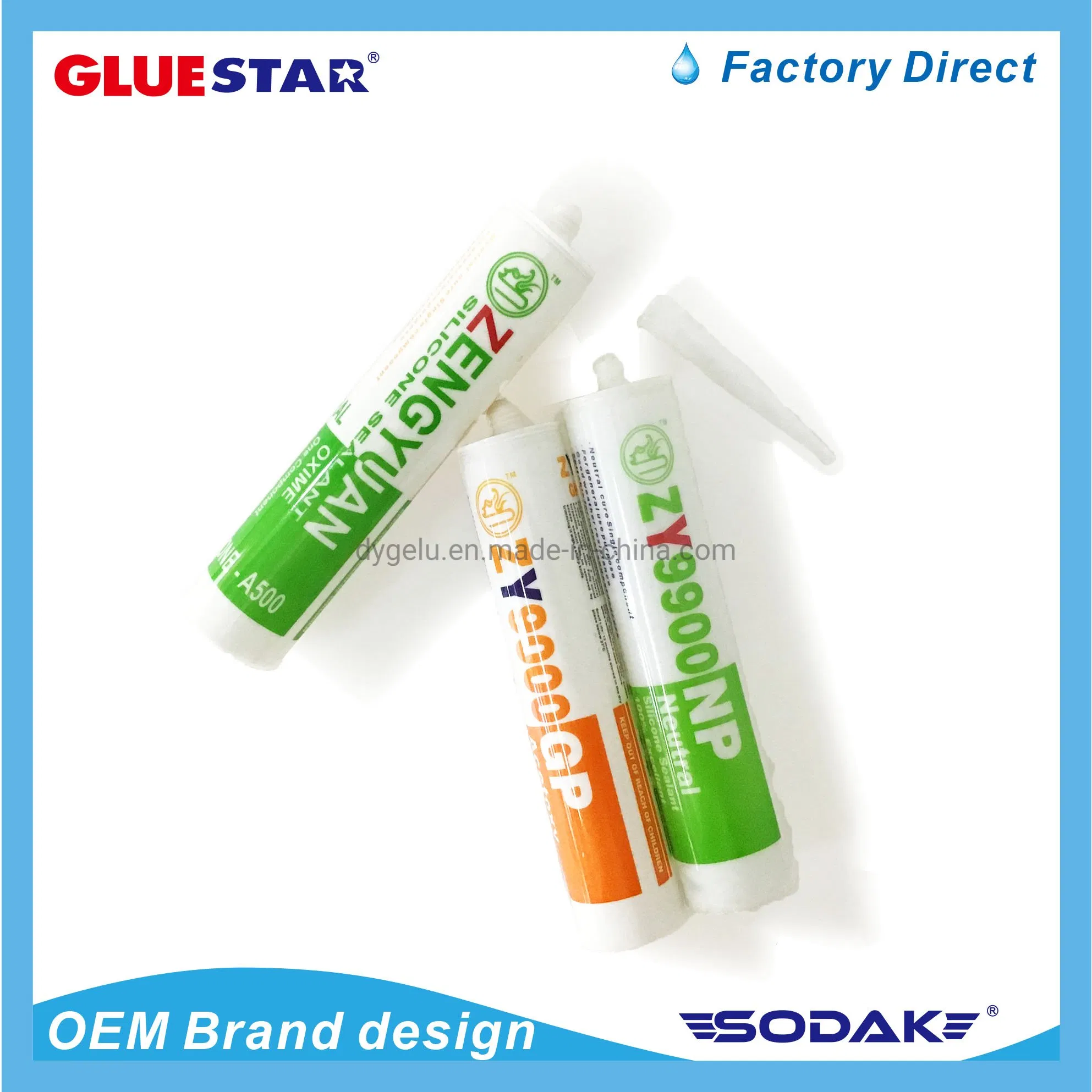 Competitive Price Fireproof Silicone Sealant Wrinkle Removal Reusable Structural Adhesive