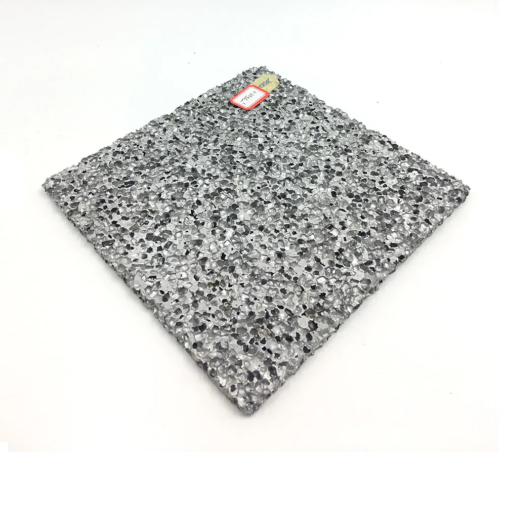 Free Sample Best Selling Closed & Open Cell Foamed Aluminum Foam for Acoustics