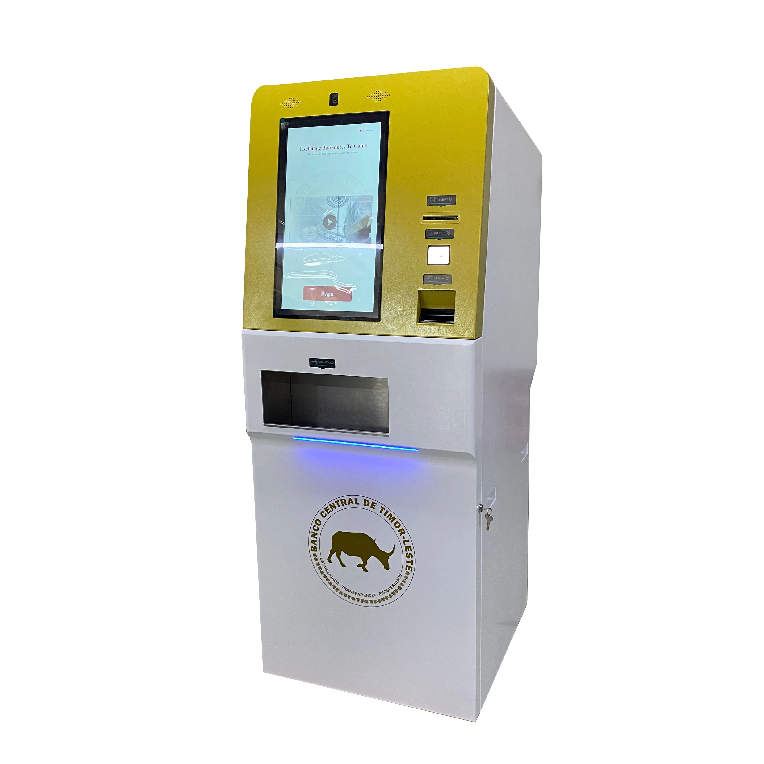 Smart Teller Machine Self Service Cash Accecptor and Deposit Banking Services Counter ATM Kiosk