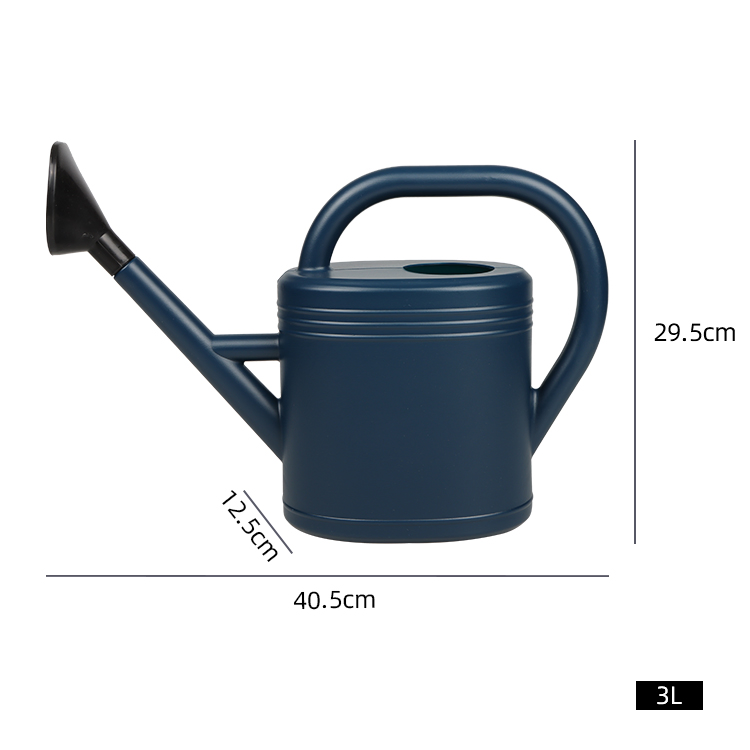 Plant Pot Accessories Classic Plastic Watering Can Square Sprayer with Medium Size 3L
