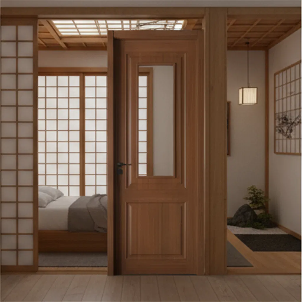 Fashion Customized Cheap Price Majoys Antibacterial Insectproof WPC PVC MDF Glass Door