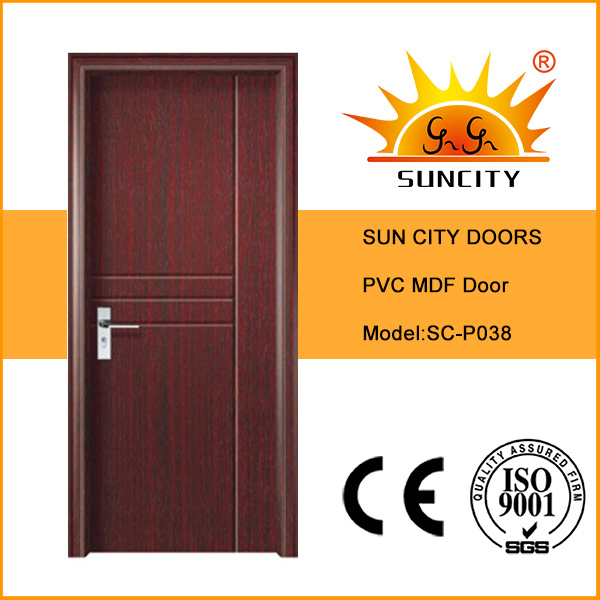 Factory Supply Customized Solid Wooden Doors Slab Doors MDF Solid Core Prehung Interior Door for Houses