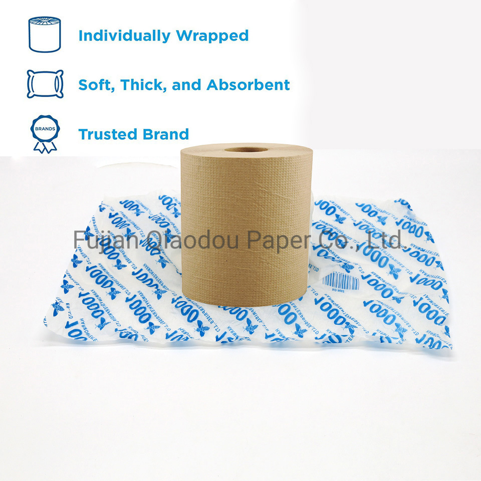 Factory Bamboo Eco Friendly Bath Embossed 1-Ply Better Toilet Paper with Core