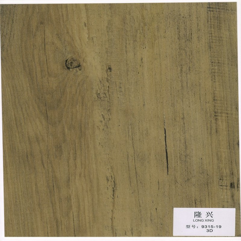 Factory OEM Decorative Paper Laminate Finish Foil Paper PU Coated Embossed Surface