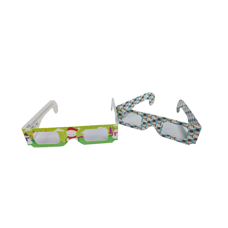 2025 Heart Light Diffraction Glasses Paper Diffraction Glasses