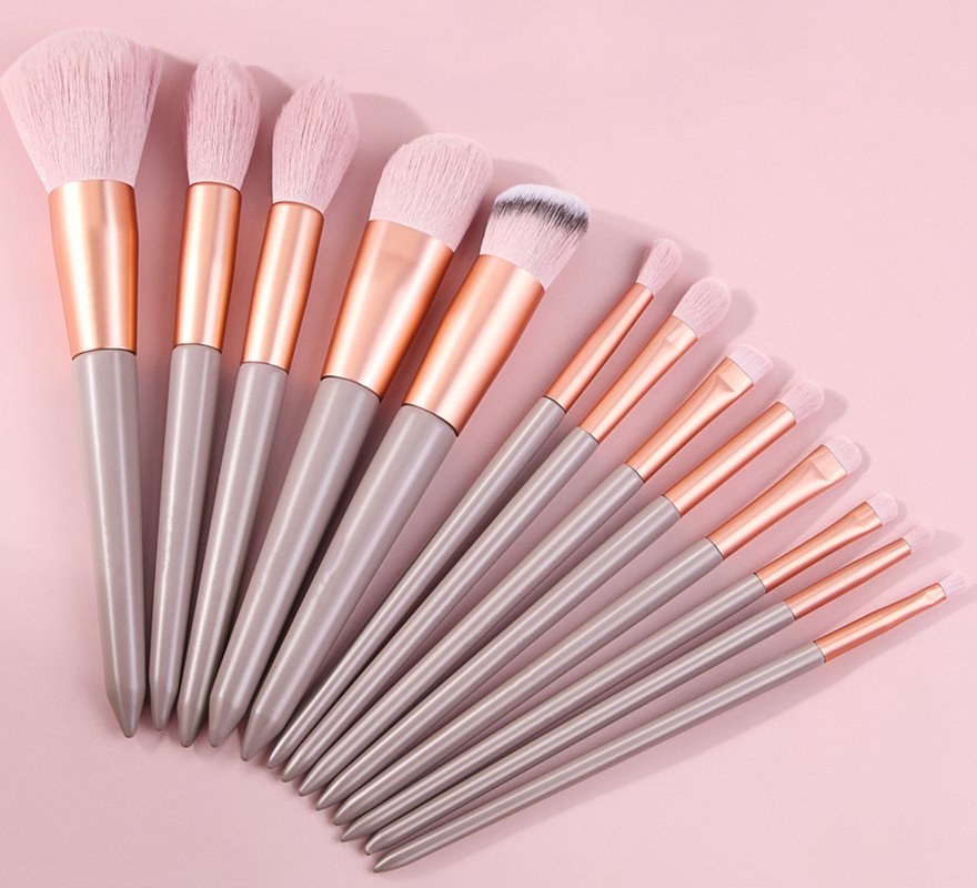 13PCS New Makeup Brush Set for Blending Foundation Powder Blush Eyeshadow Brush Wooden Make up Brush