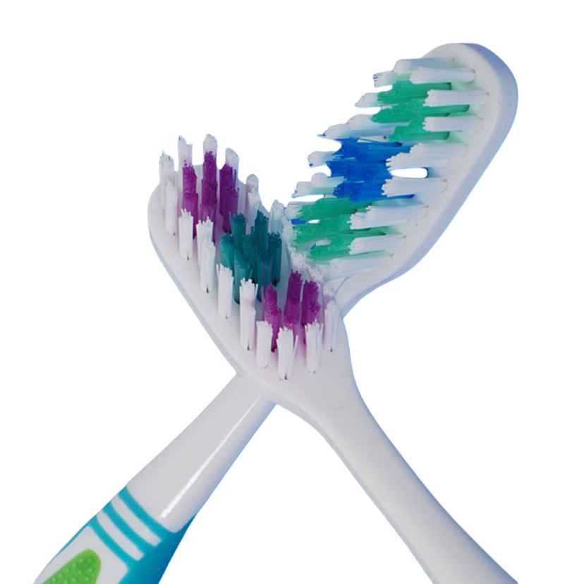 Colorful Toothbrush Multi-Direction Soft Bristles Toothbrush Tongue Massage Adult Toothbrush